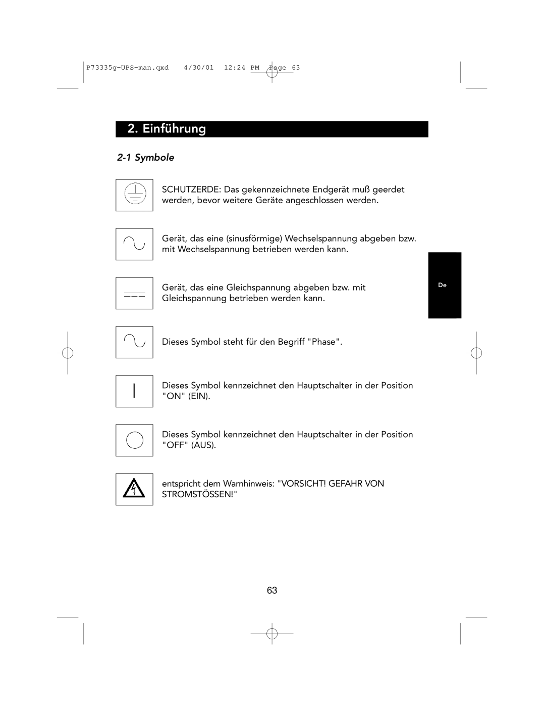 Belkin F6C1000-EUR, F6C700-EUR, F6C1400-EUR user manual Einführung, Symbole 