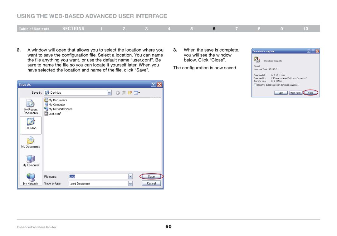 Belkin F6D4230-4, 8820-00034 user manual Using the Web-Based Advanced User Interface 