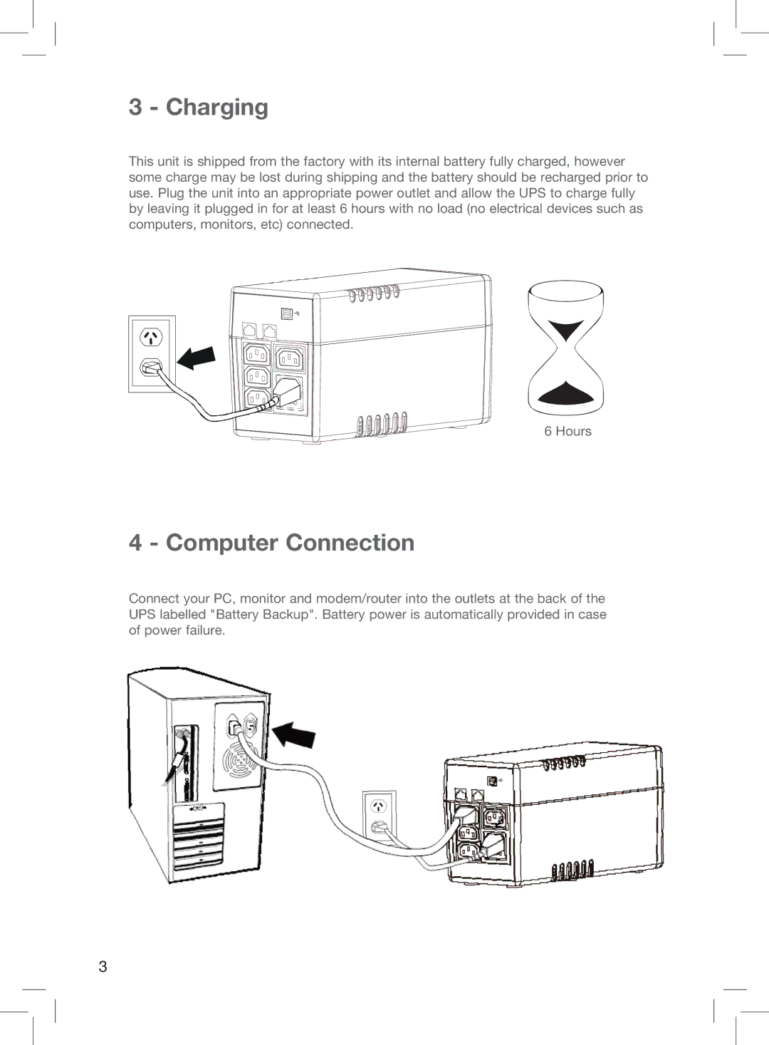 Belkin F6U600AU manual Charging, Computer Connection 