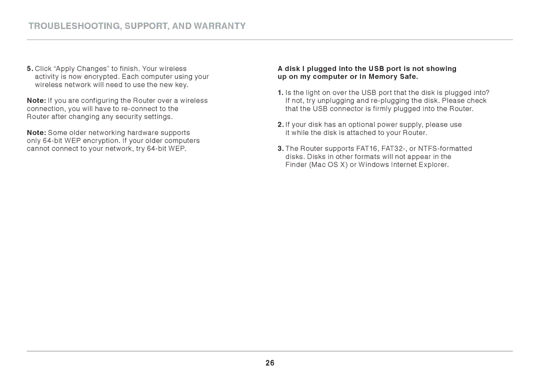 Belkin F7D3402AU, 8820AU00394 user manual Troubleshooting, Support, and Warranty 