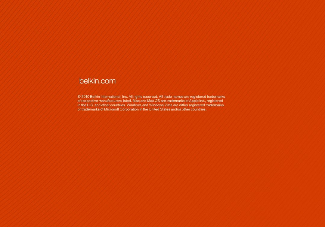 Belkin F7D6301 user manual 