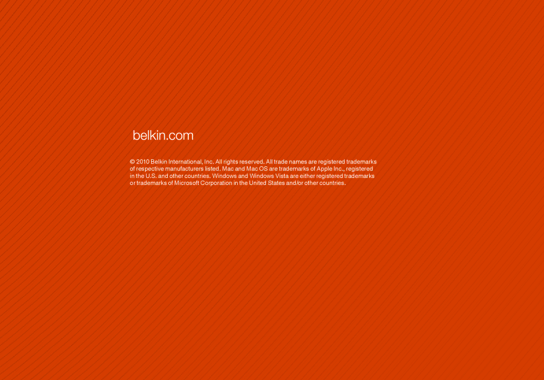 Belkin F7D6301 user manual 