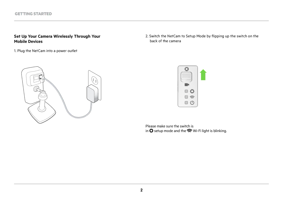 Belkin F7D7601v1 user manual Set Up Your Camera Wirelessly Through Your, Mobile Devices 