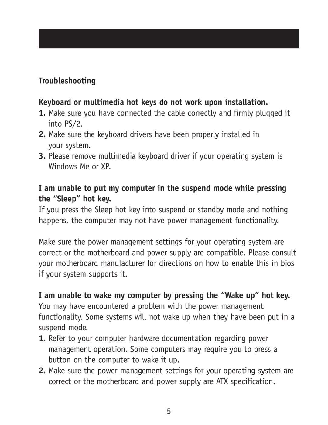 Belkin F8E820-PS2, F8E820-USB user manual 