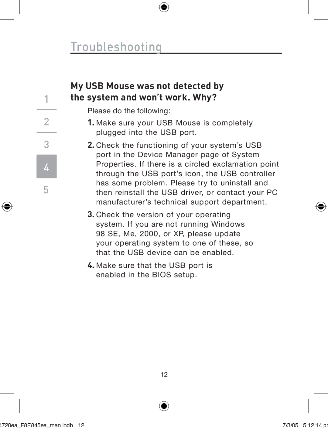 Belkin F8E845ea manual Troubleshooting 