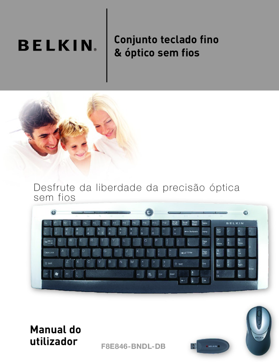 Belkin F8E846-BNDL-DB user manual Manual do 