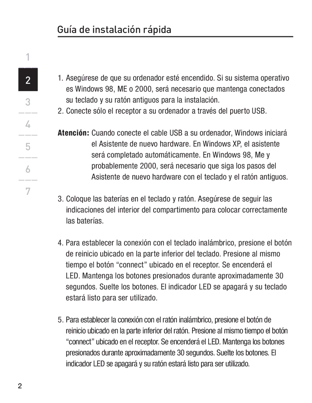 Belkin F8E846-BNDL-DB user manual Guía de instalación rápida 