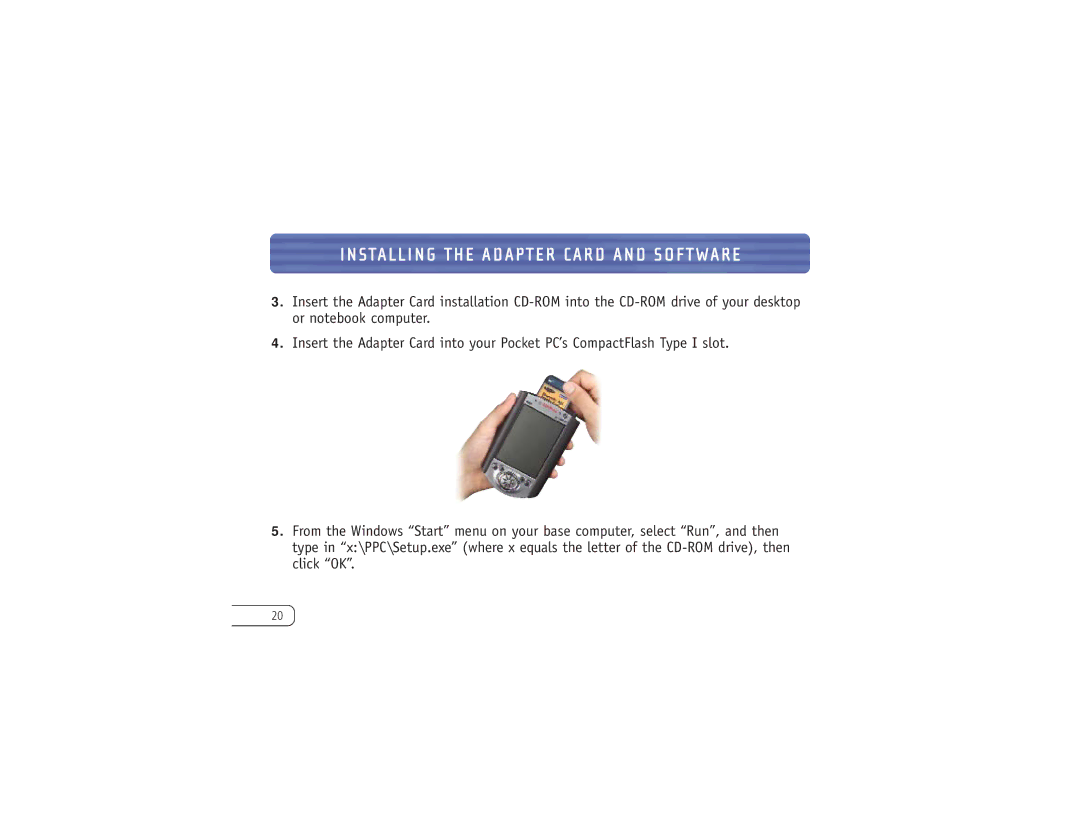 Belkin F8T006-PC user manual Installing the Adapter Card and Software 