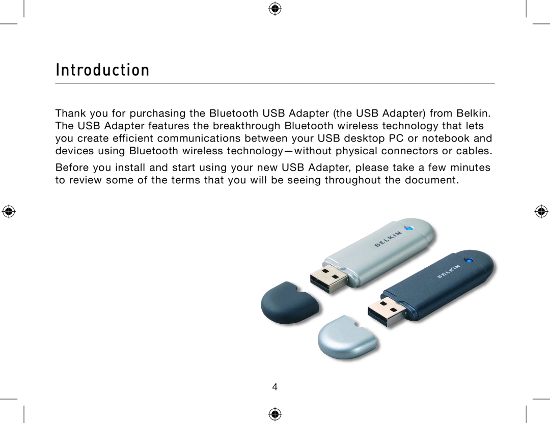 Belkin F8T013, F8T012 user manual Introduction 