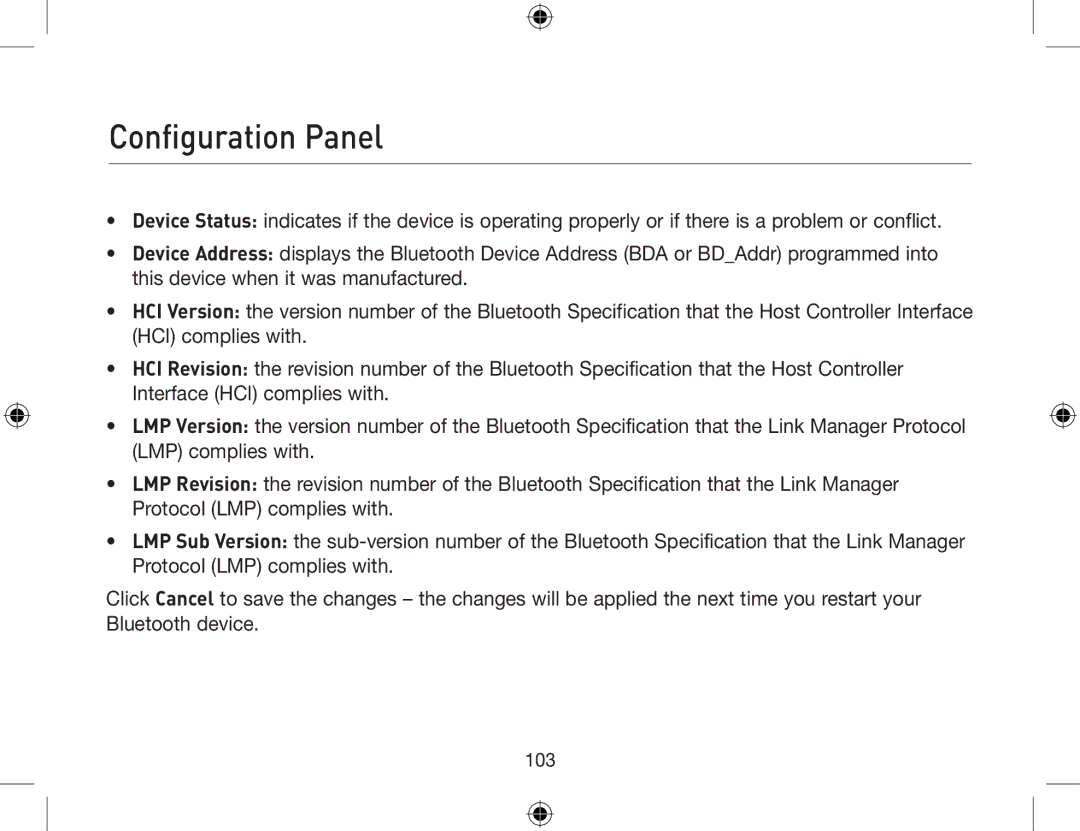 Belkin F8T012, F8T013 user manual 103 