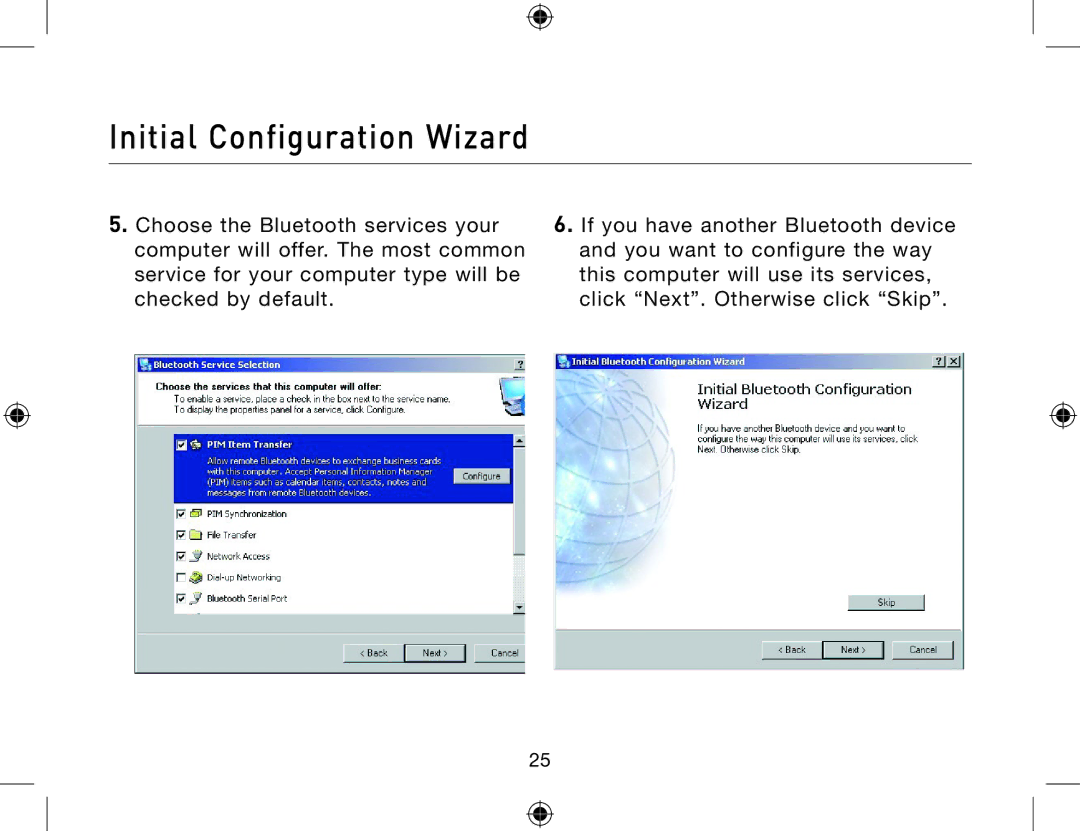 Belkin F8T012, F8T013 user manual Initial Configuration Wizard 