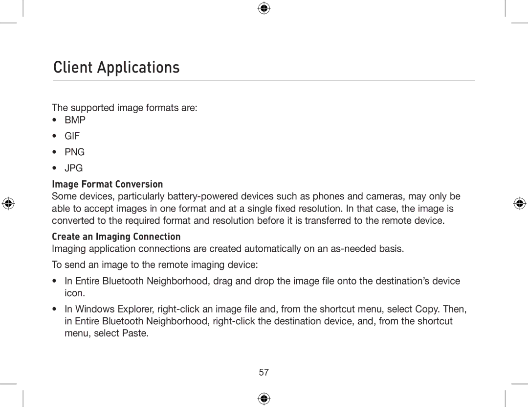 Belkin F8T012, F8T013 user manual Image Format Conversion, Create an Imaging Connection 