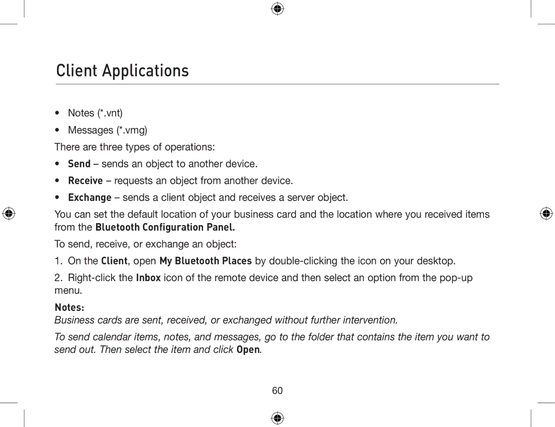 Belkin F8T013, F8T012 user manual Client Applications 