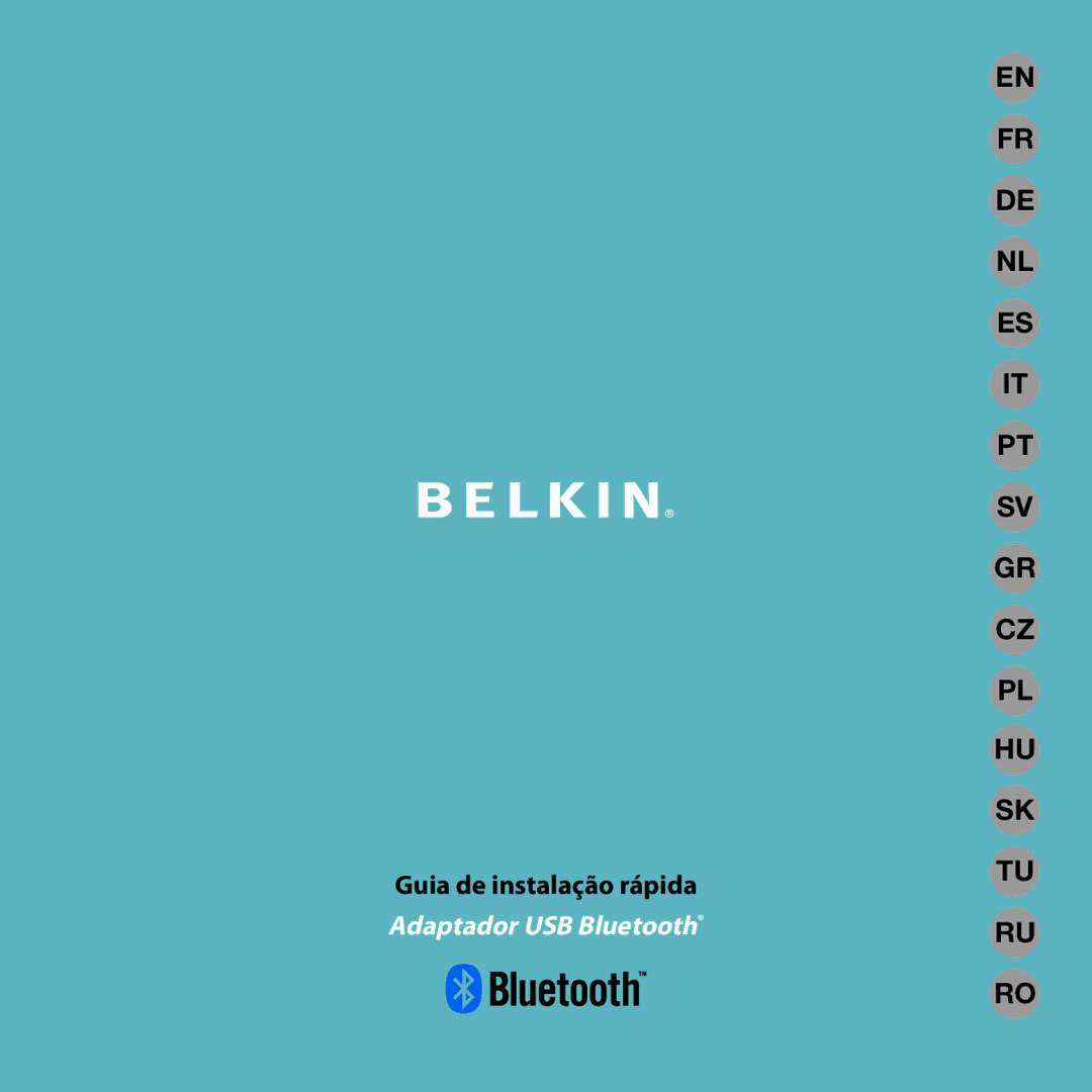 Belkin F8T016, F8T017 manual Adaptador USB Bluetooth 