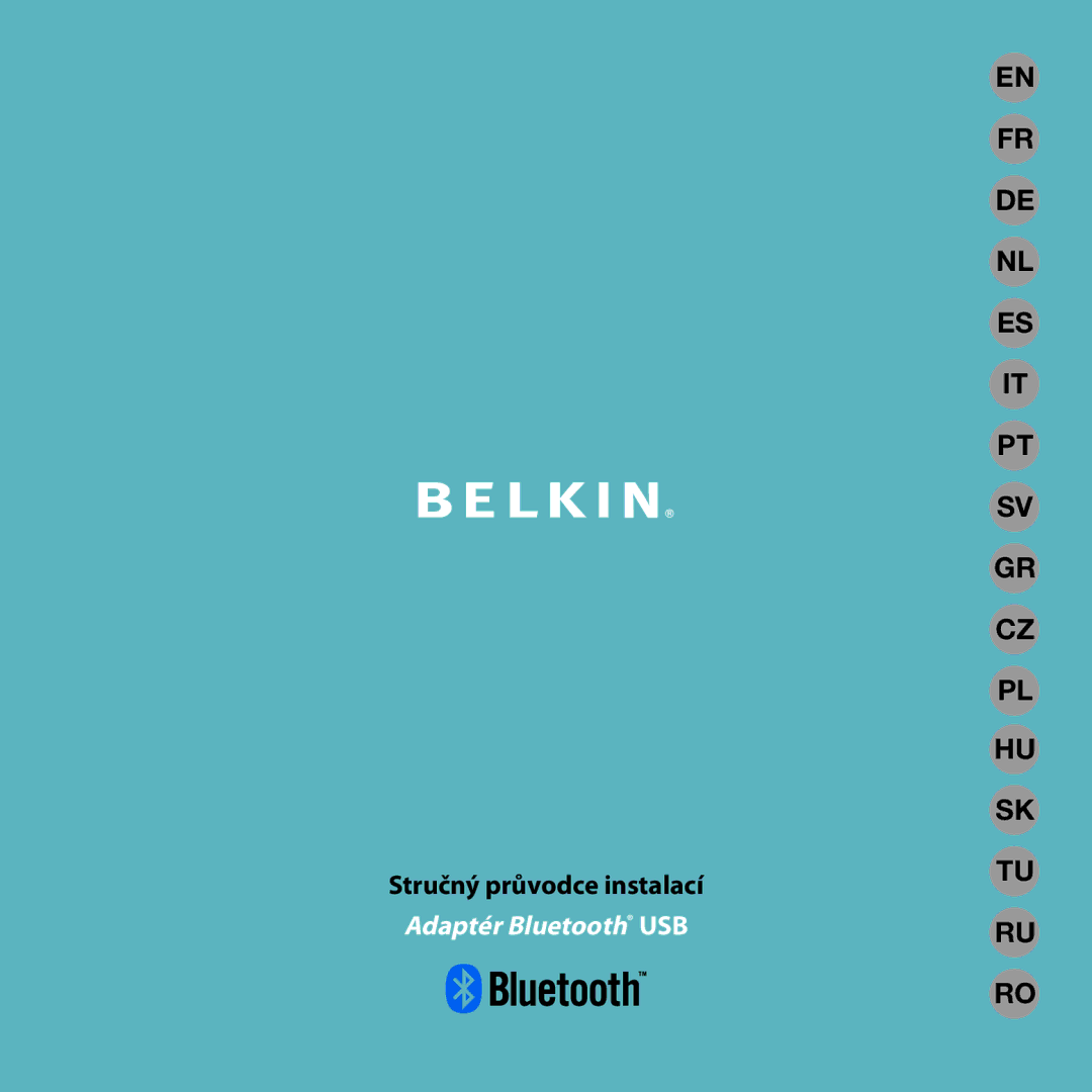 Belkin F8T016, F8T017 manual Adaptér Bluetooth USB 