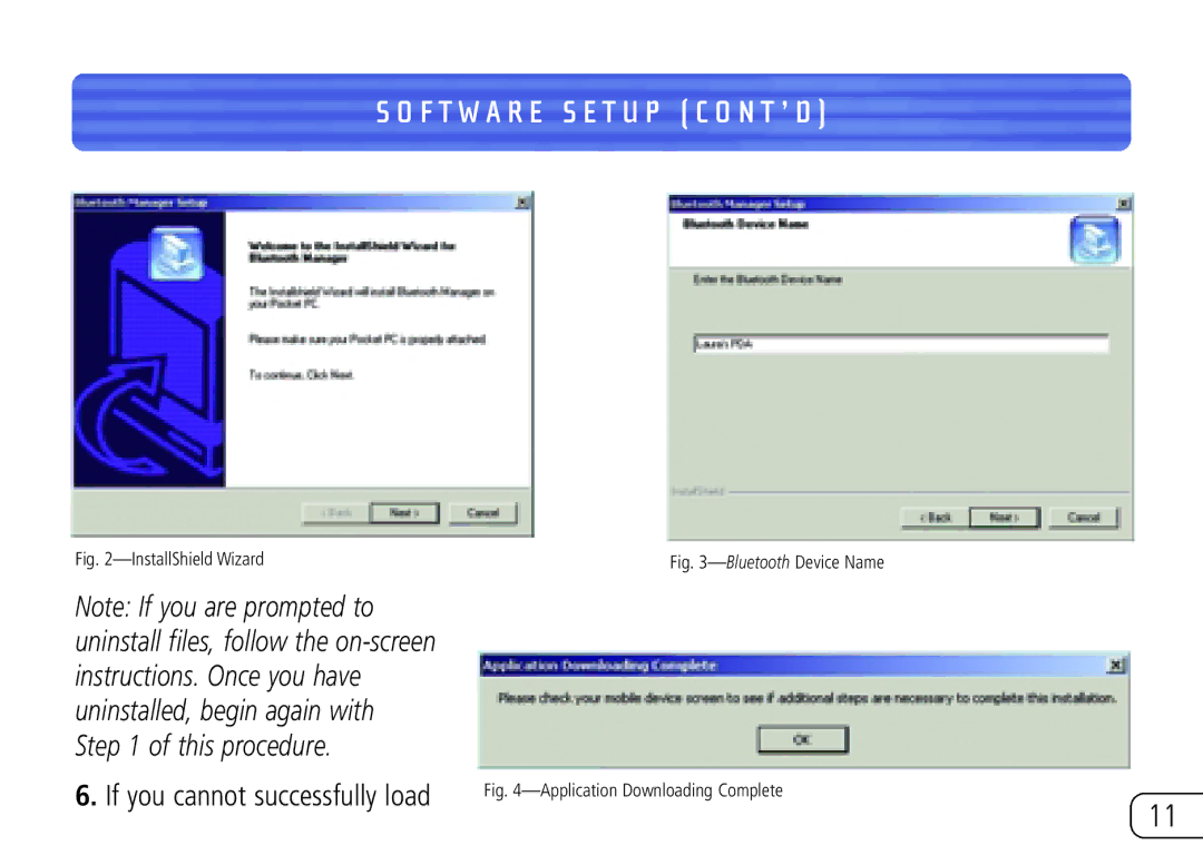 Belkin F8T020 user manual F T W a R E S E T U P C O N T ’ D 