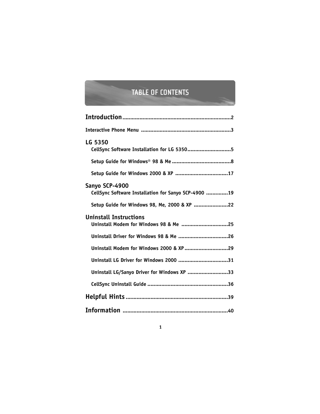 Belkin F8V7D008-SS, F8V7D006-SS user manual Table of Contents 