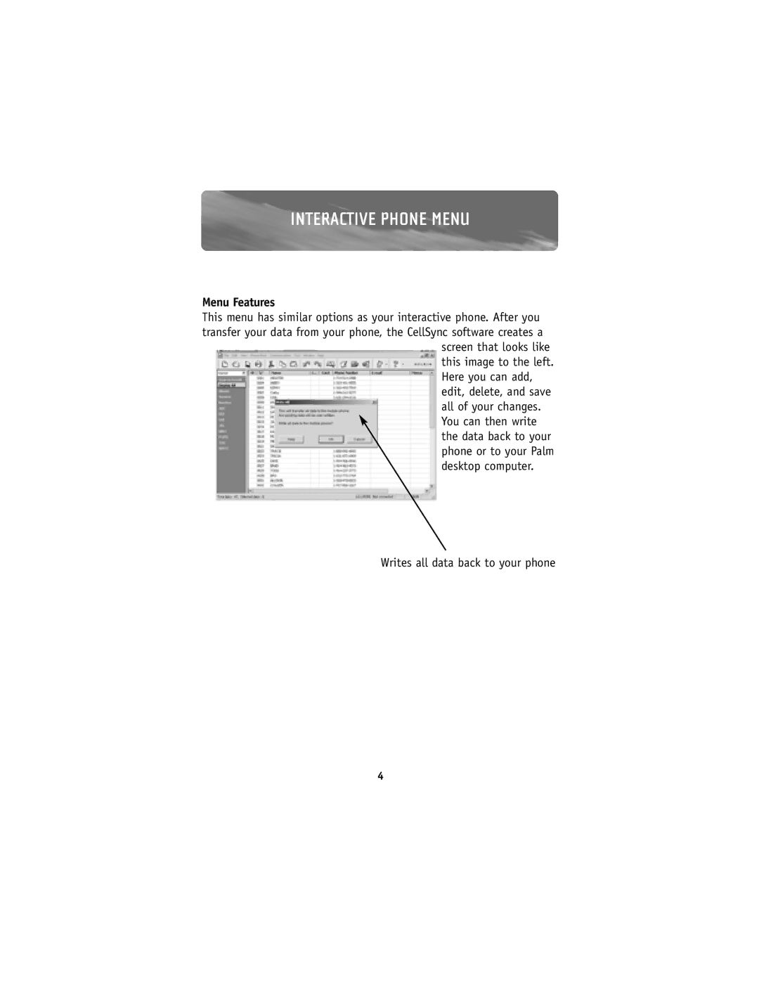 Belkin F8V7D006-SS, F8V7D008-SS user manual Menu Features 