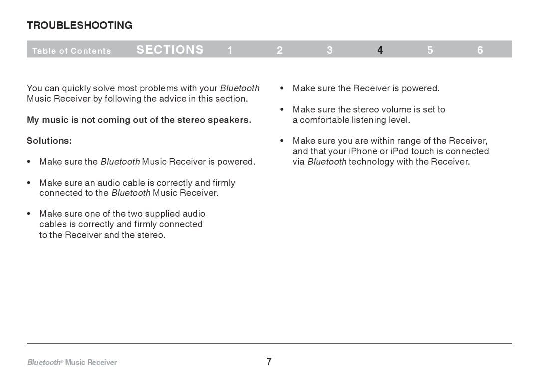 Belkin F8Z492 8820tt00264 user manual Troubleshooting 