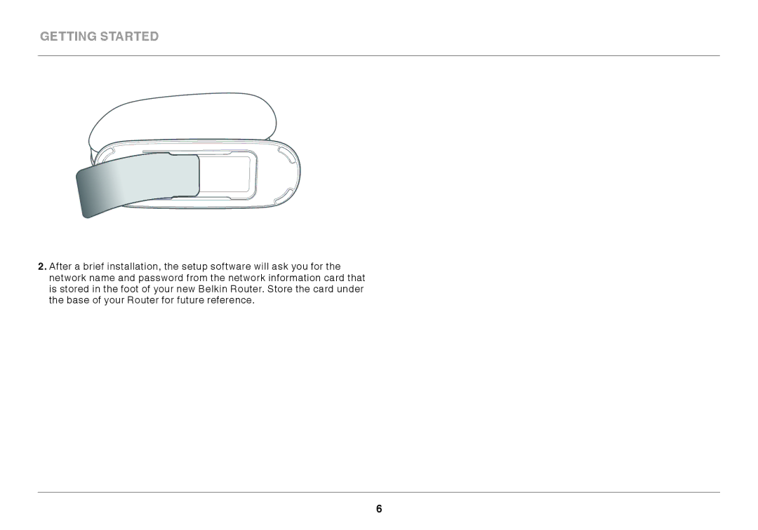 Belkin F9K1002 user manual Getting Started 