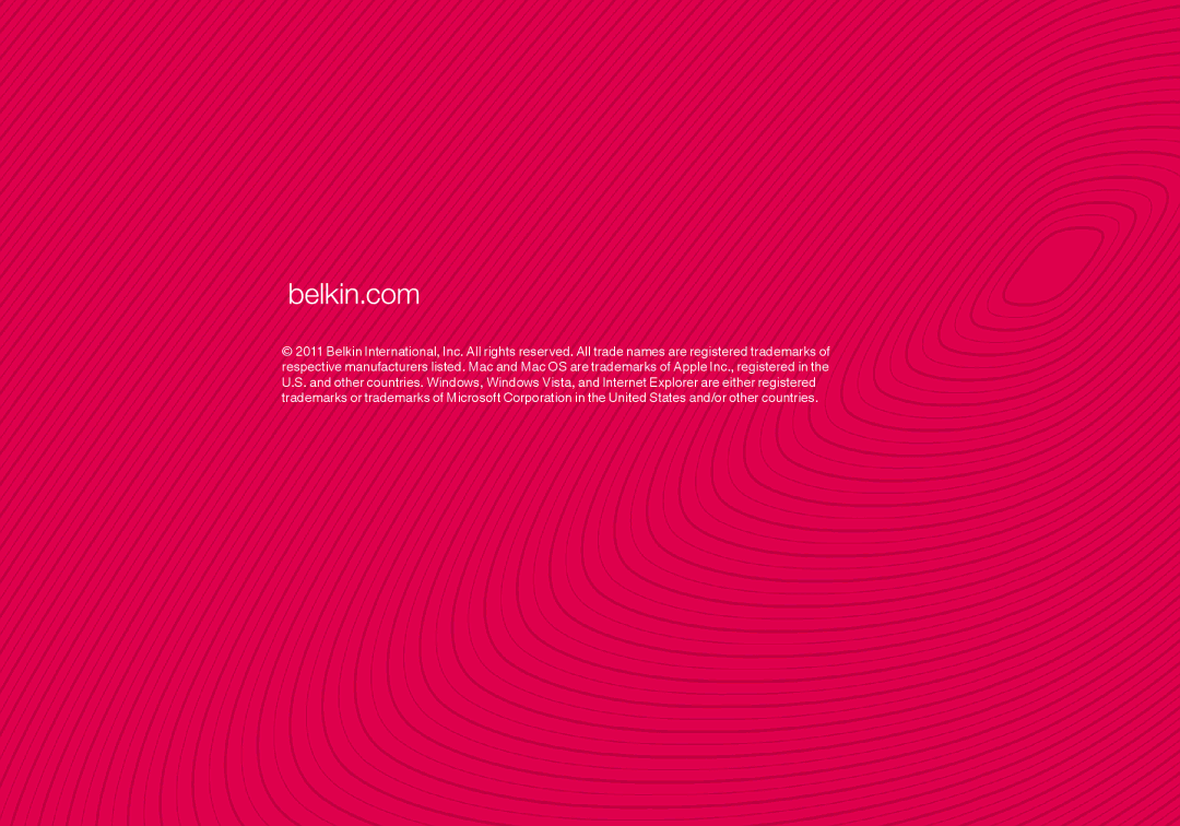 Belkin F9K1003 user manual 