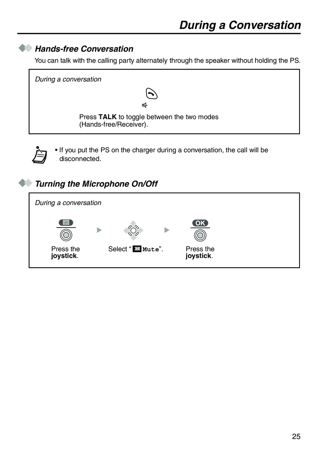 Belkin KX-TCA256 operating instructions Hands-free Conversation, Turning the Microphone On/Off 