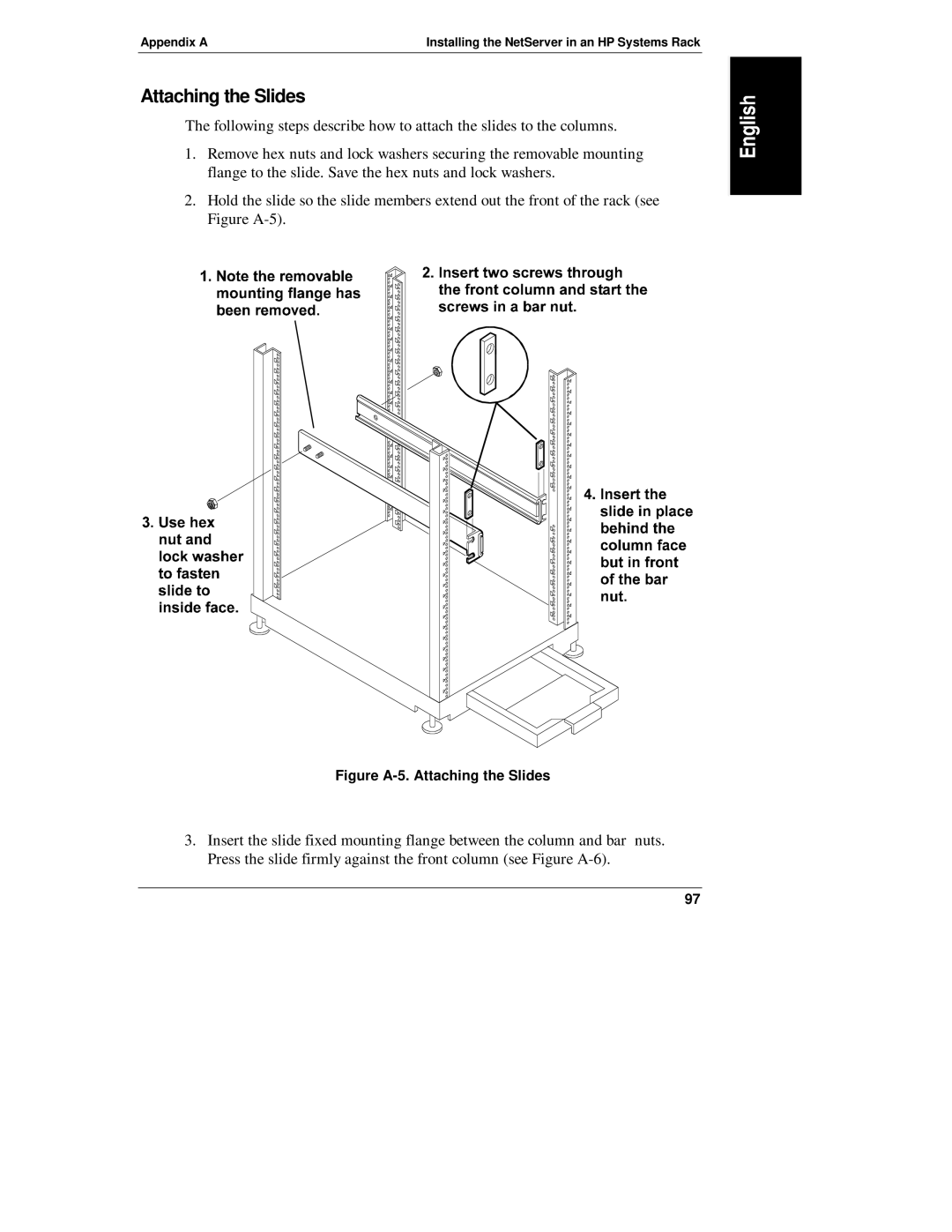 Belkin LH R, LH 4 manual Figure A-5. Attaching the Slides 