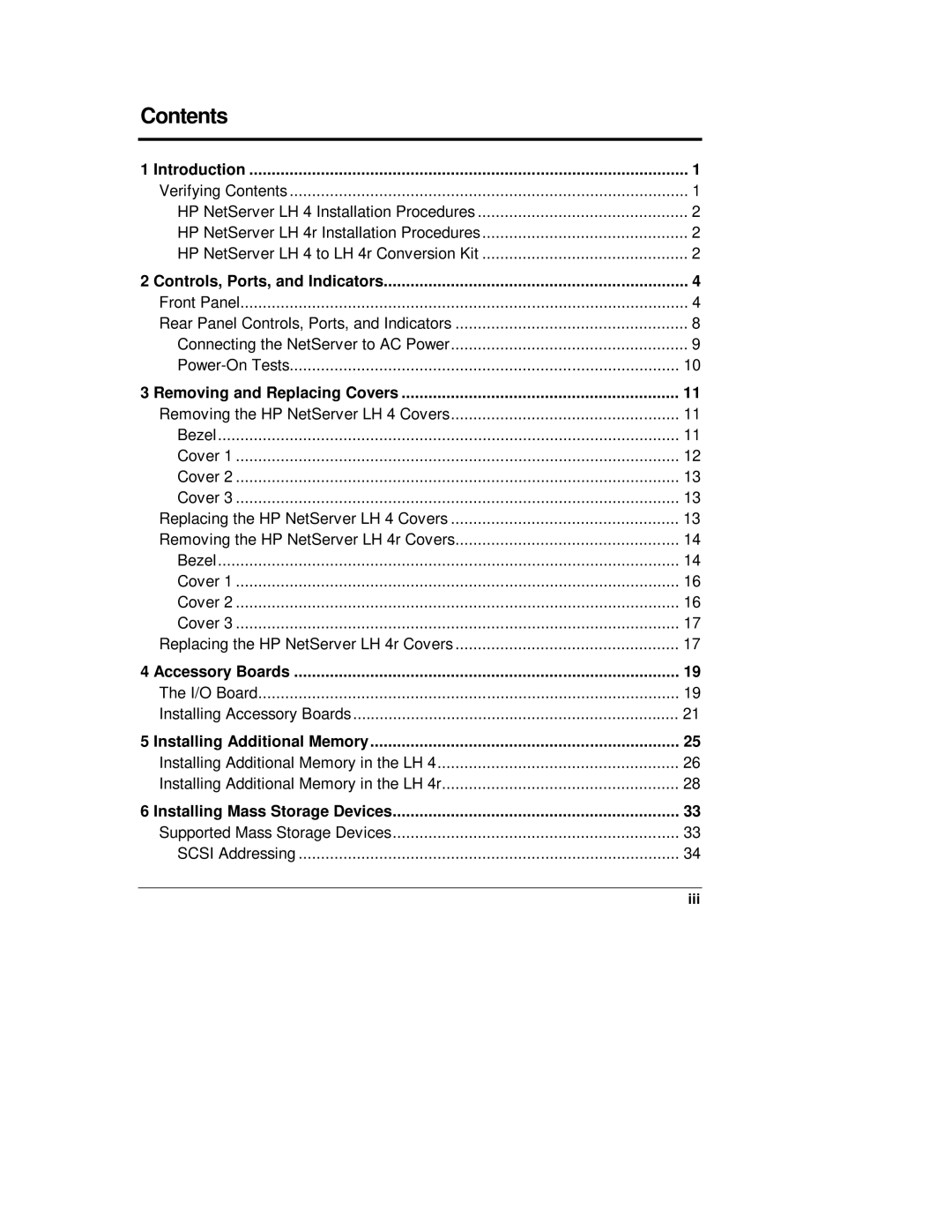 Belkin LH R, LH 4 manual Contents 