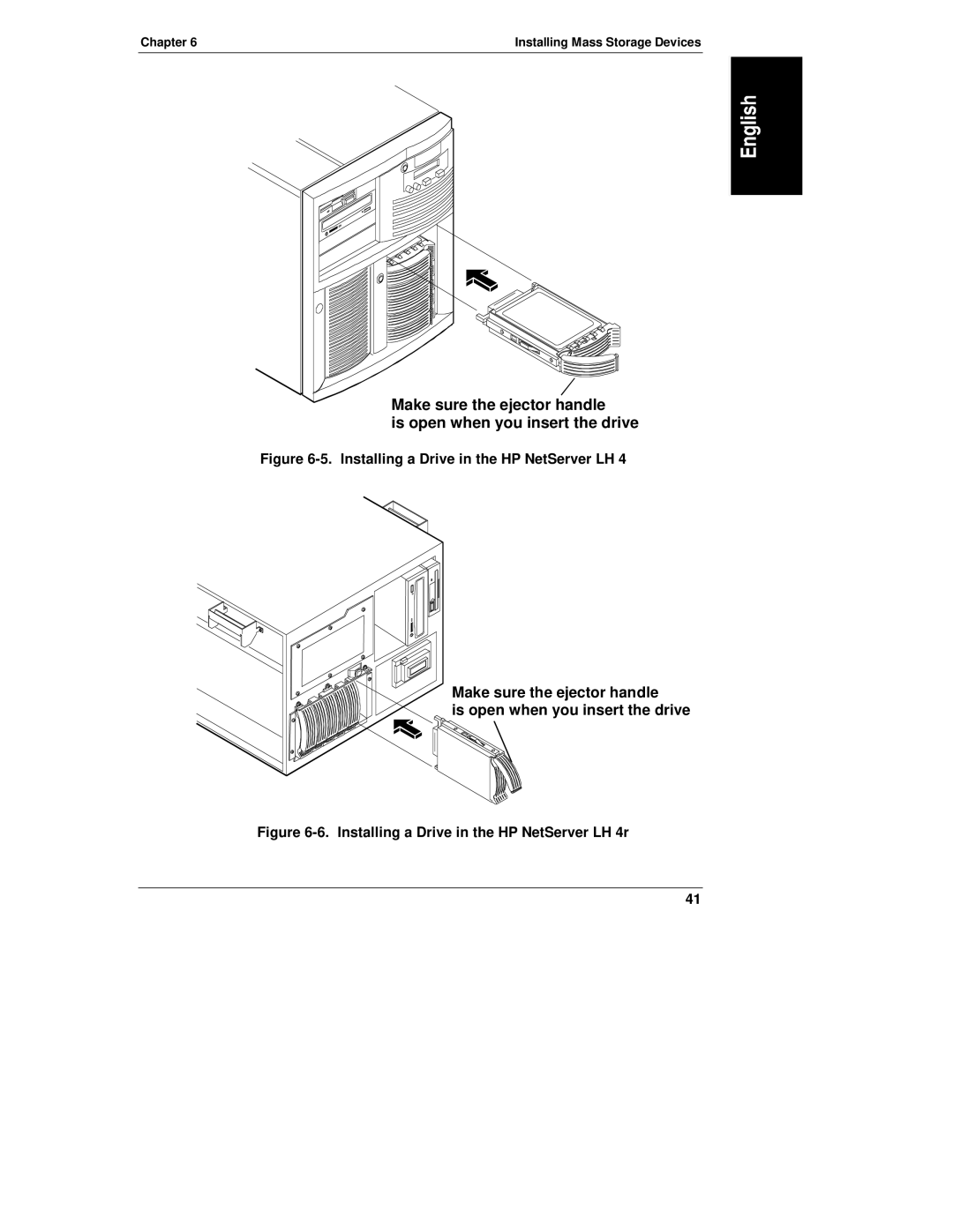 Belkin LH R, LH 4 manual Installing a Drive in the HP NetServer LH 