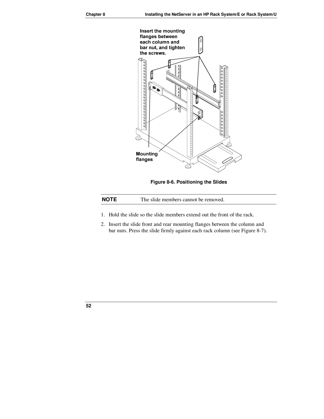 Belkin LH 4, LH R manual Slide members cannot be removed 