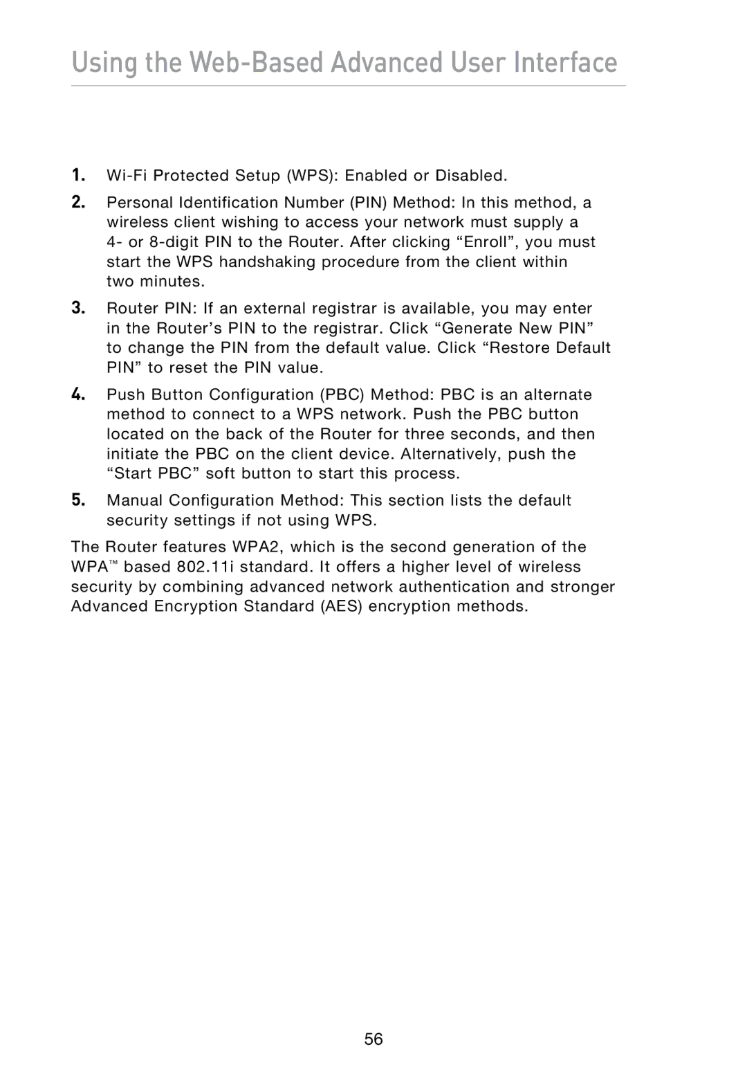 Belkin N1 user manual Using the Web-Based Advanced User Interface 