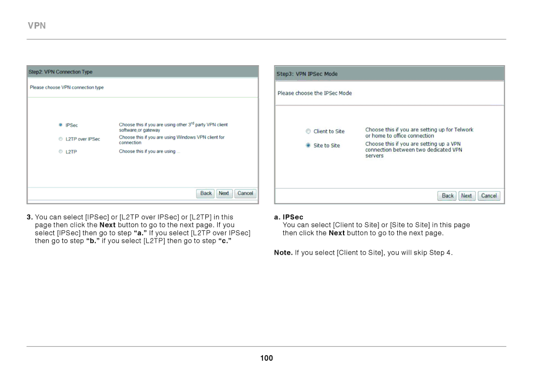 Belkin N300 user manual IPSec 