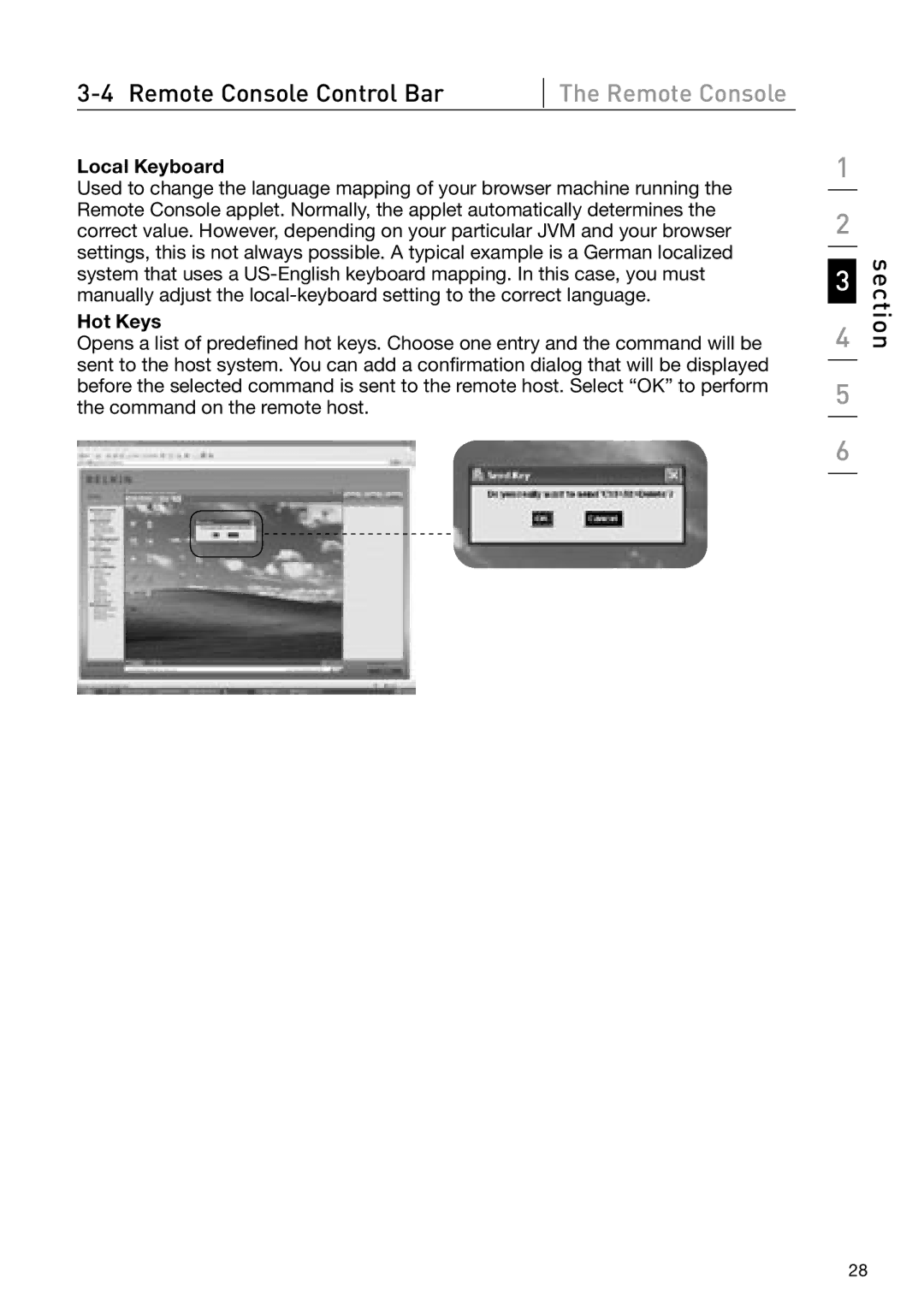 Belkin OmniView manual Local Keyboard, Hot Keys 