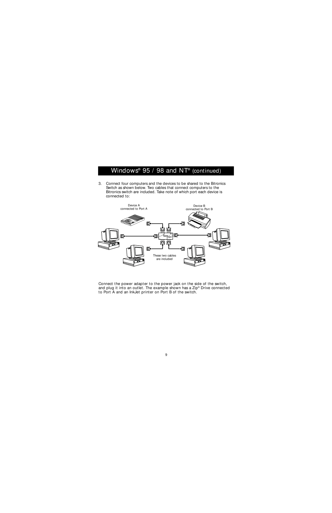 Belkin F1U128-KIT, P73045 user manual Device a Device B 