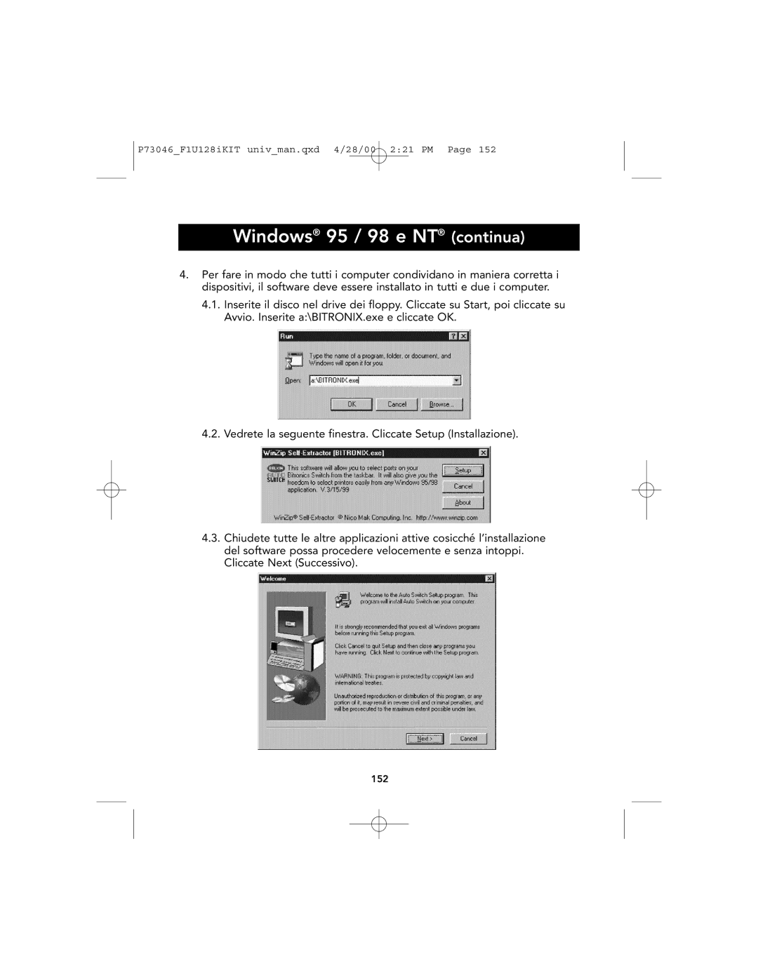 Belkin F1U128, P73046 user manual 152 