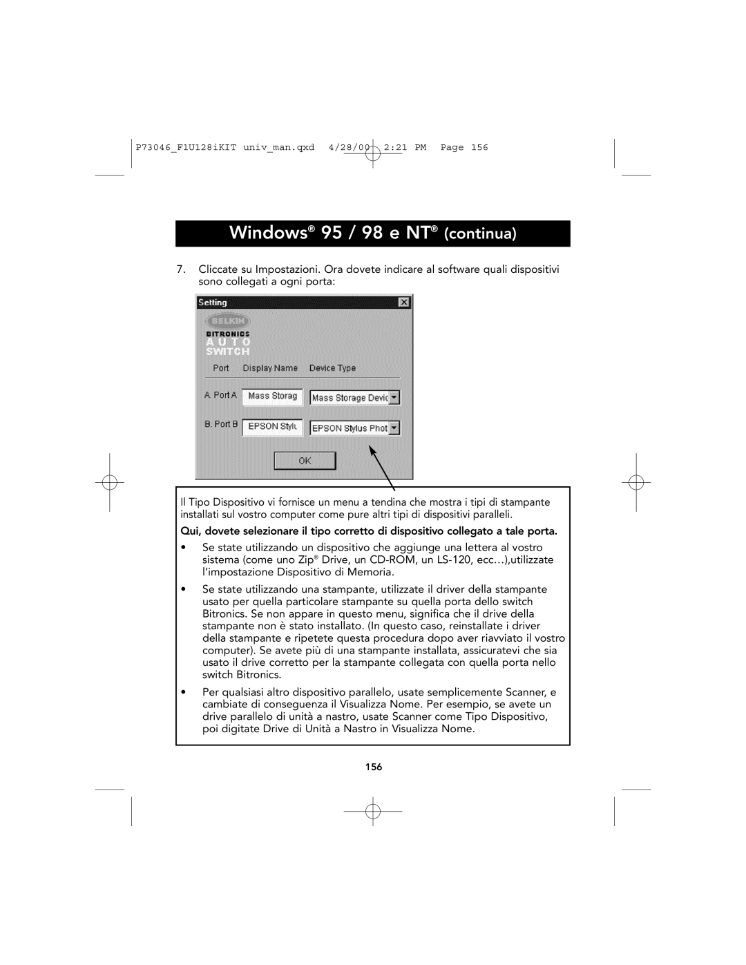 Belkin F1U128, P73046 user manual 156 