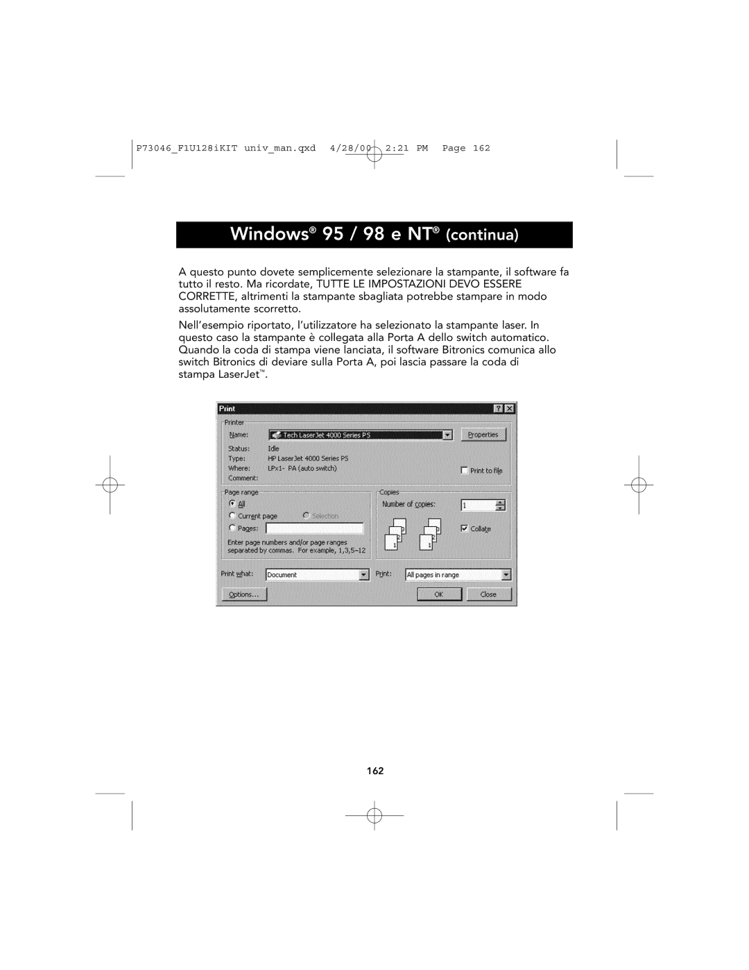 Belkin F1U128, P73046 user manual 162 