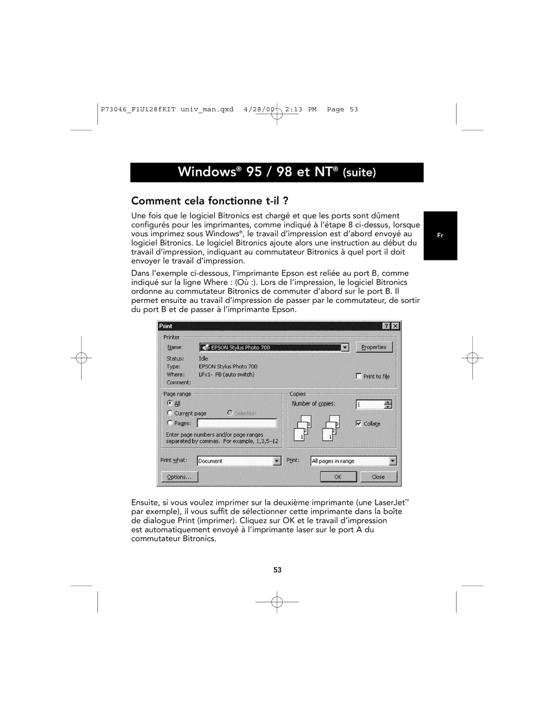 Belkin F1U128, P73046 user manual Comment cela fonctionne t-il ? 