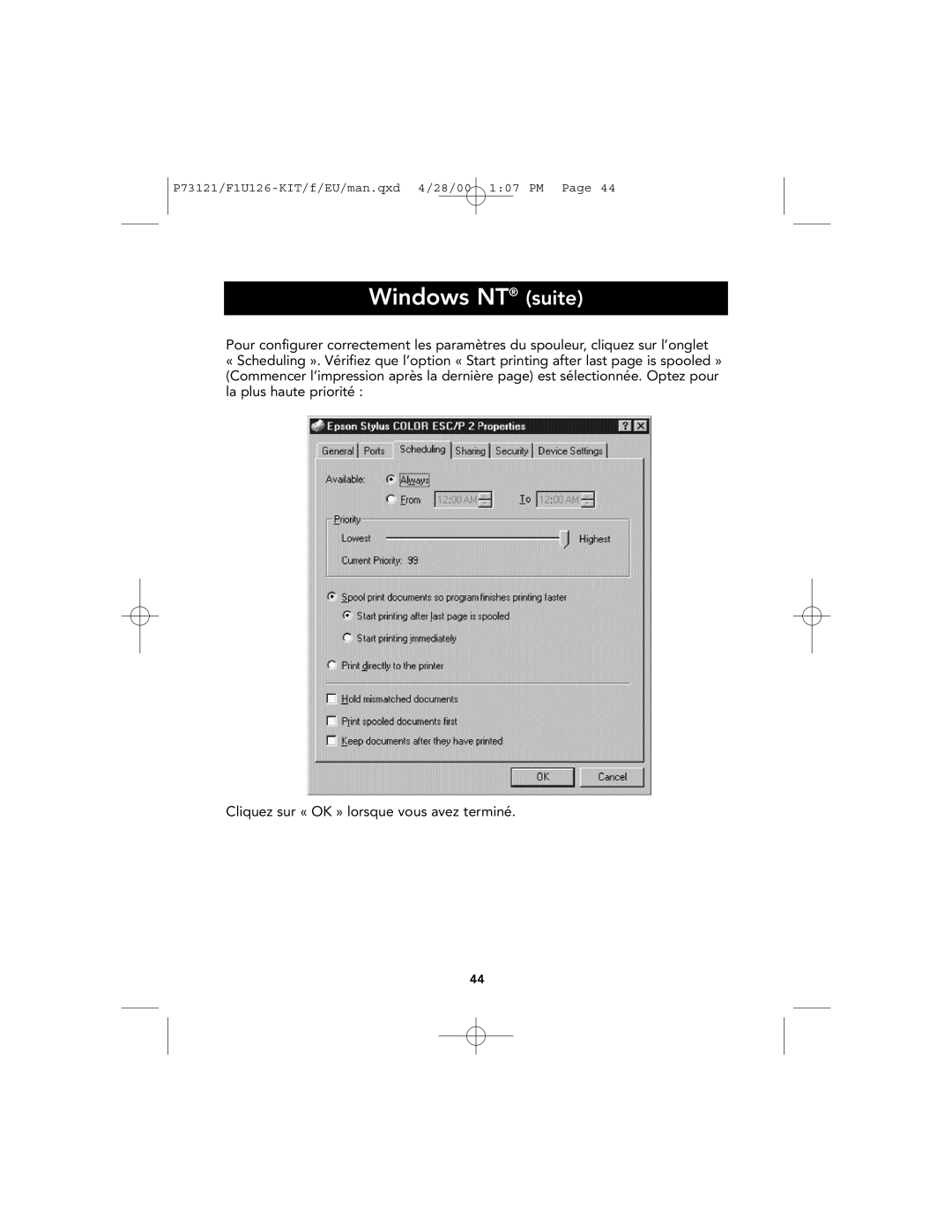 Belkin P73121, F1U126-KIT user manual Windows NT suite 