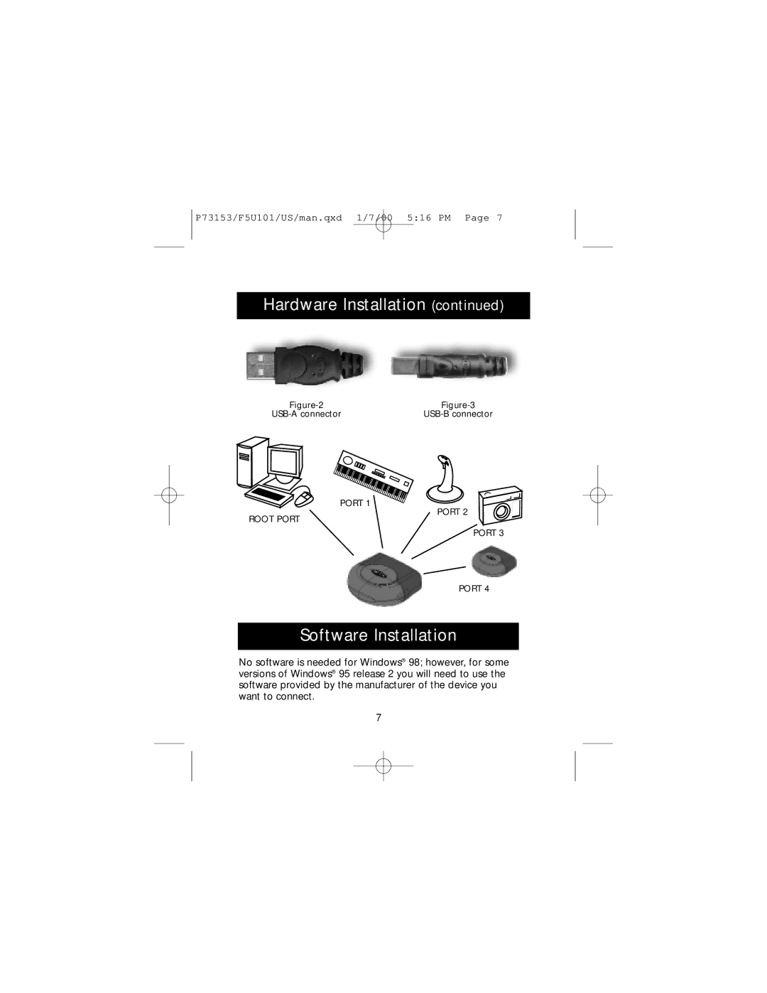 Belkin F5U101, P73153 user manual Software Installation 