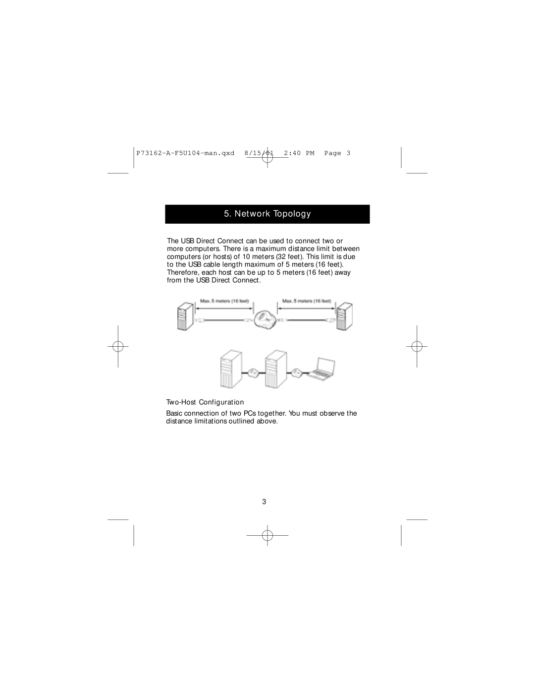 Belkin F5U104, P73162-A user manual Network Topology 