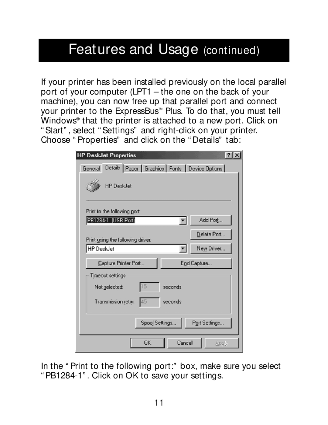 Belkin P73213-A user manual Features and Usage 