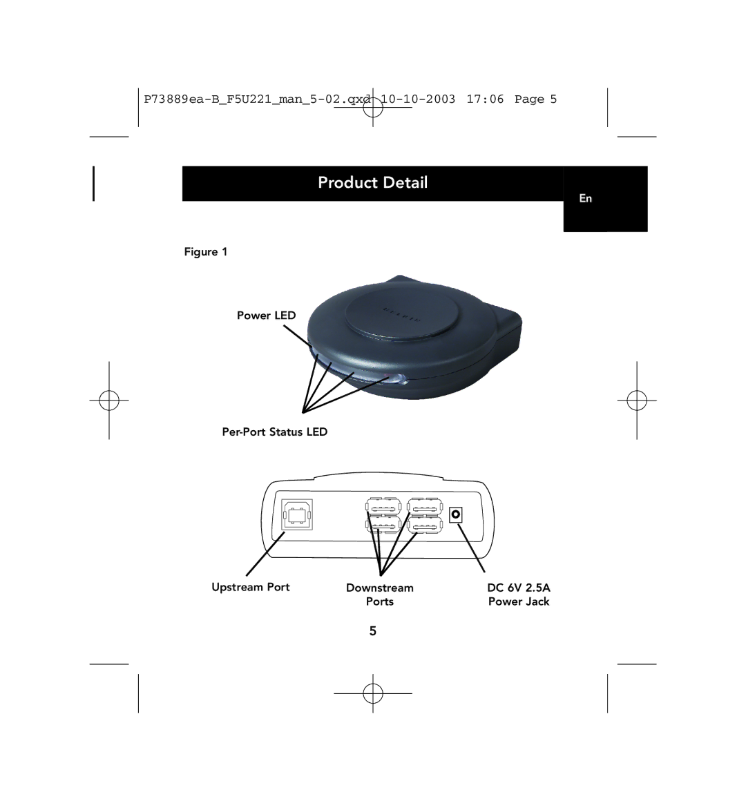 Belkin P73889ea-B user manual Product Detail 