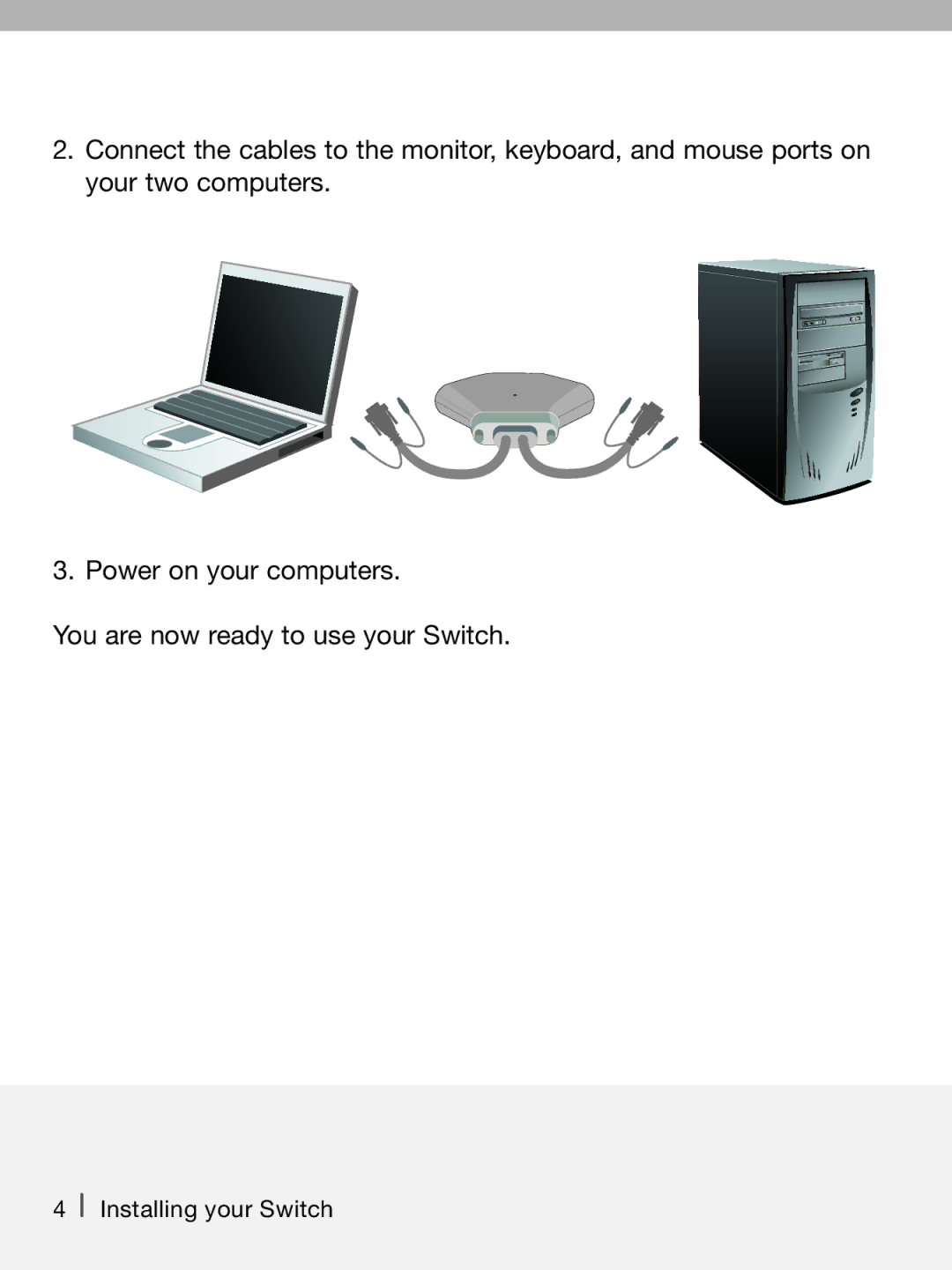 Belkin P74242-D manual Installing your Switch 