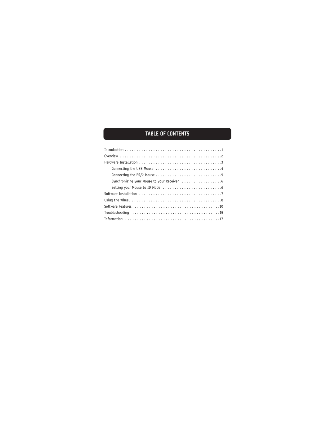 Belkin F8E826-OPT, P74278 manual Table of Contents 