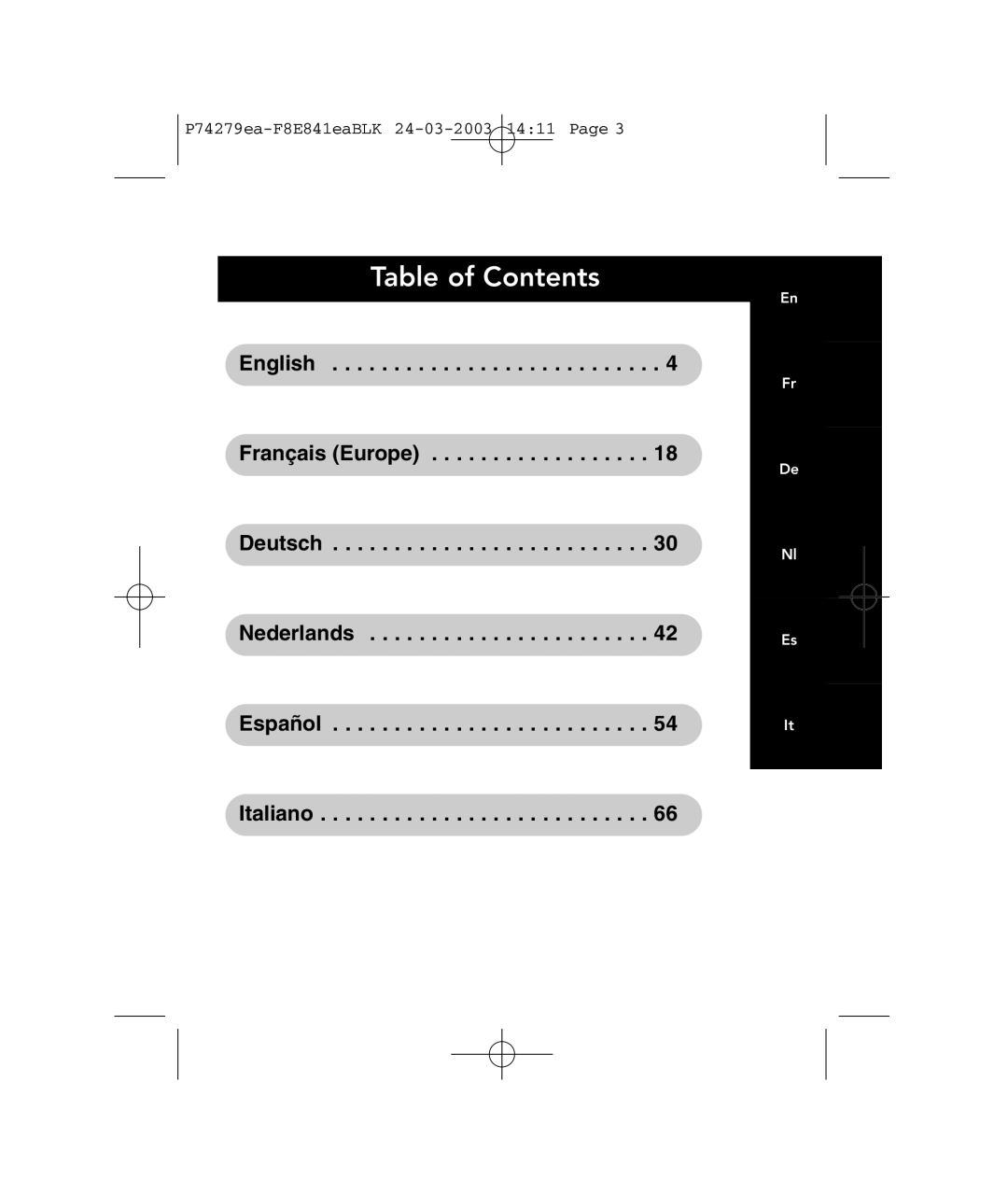 Belkin P74279ea user manual Table of Contents 