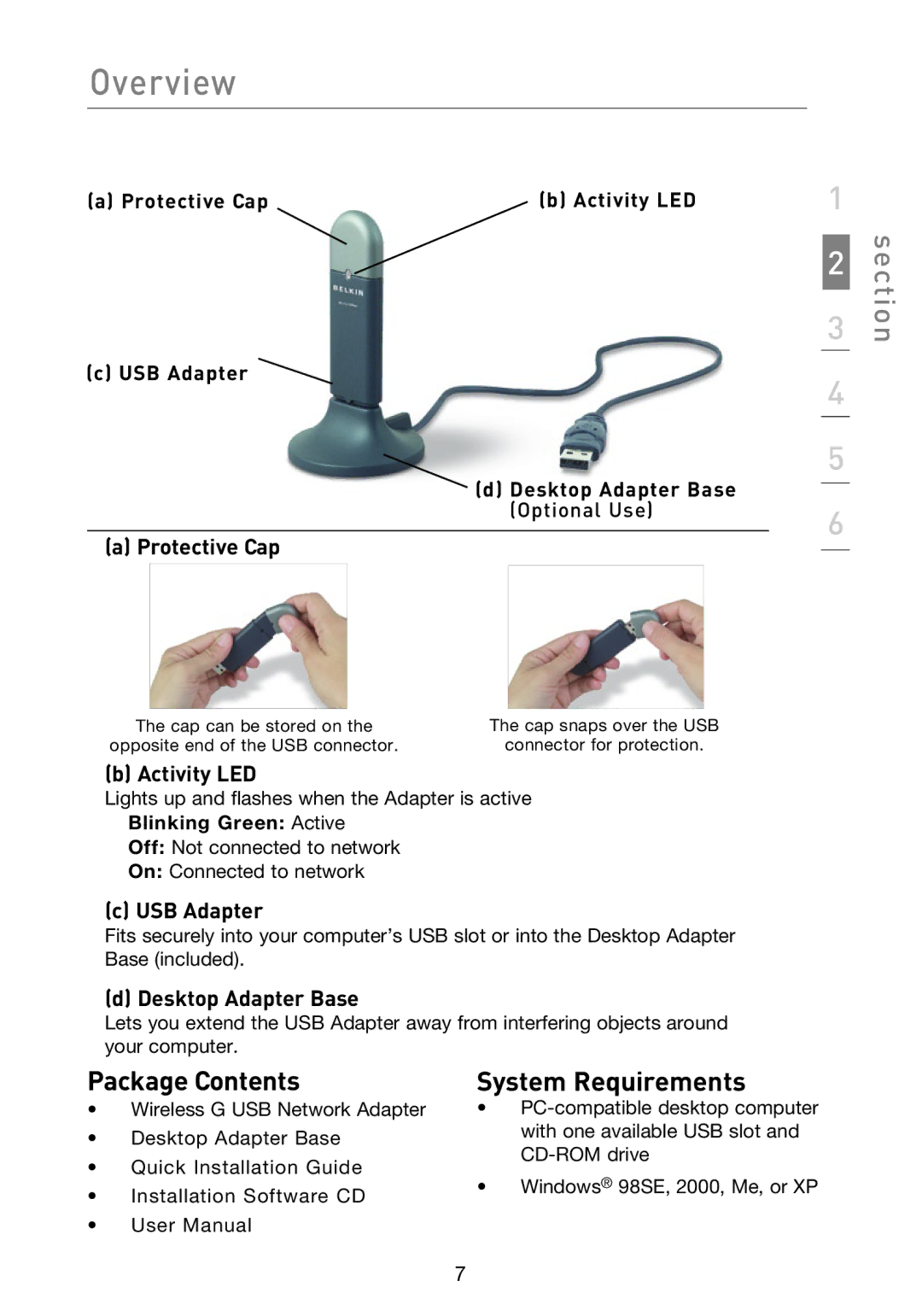 Belkin P74471EA-B manual Package Contents, System Requirements 