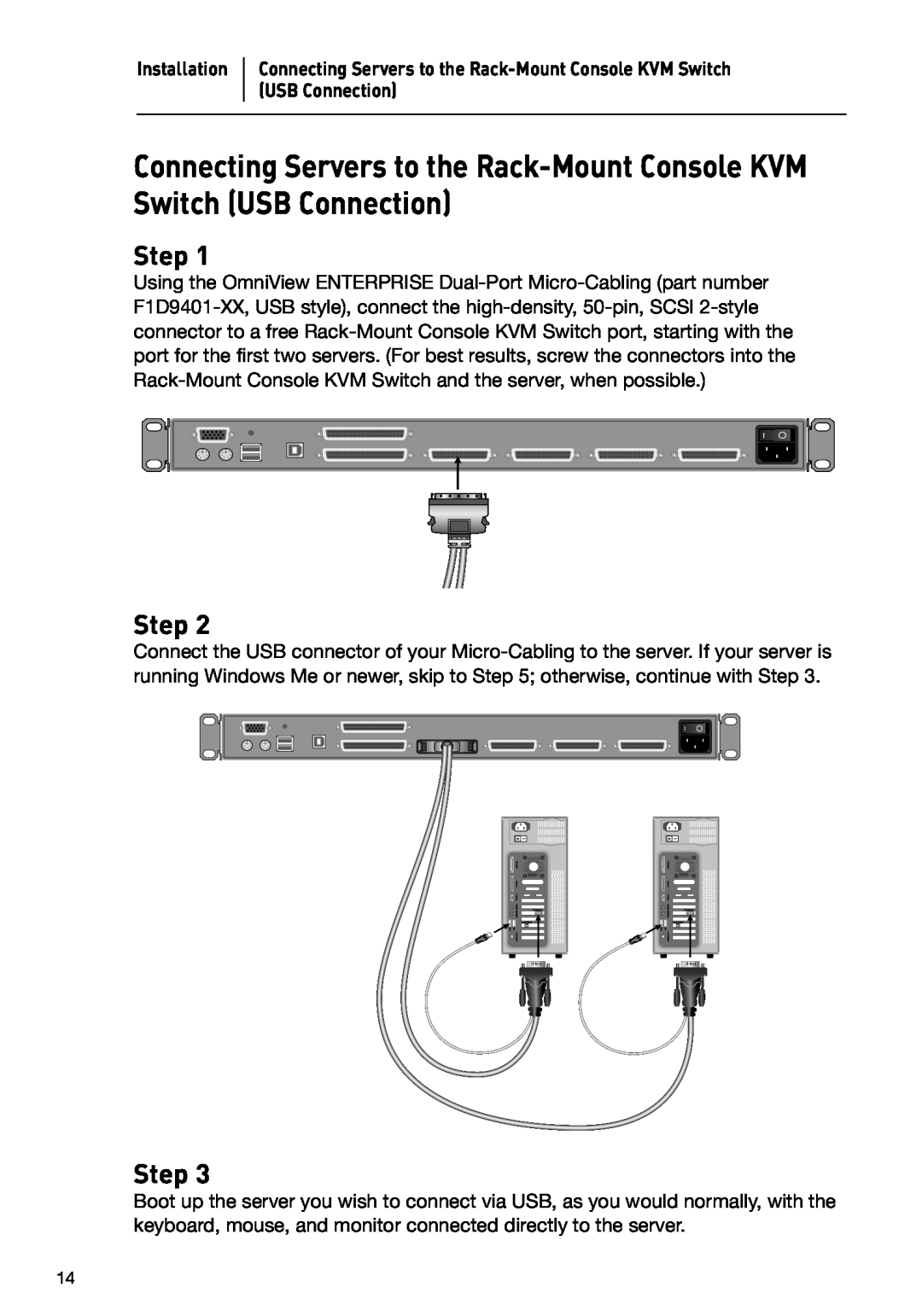 Belkin P74696 manual Step, USB Connection 