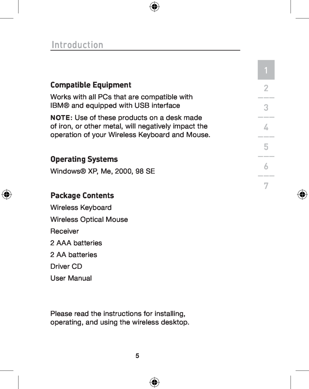 Belkin P74775UK, F8E849-BNDL user manual Introduction, Compatible Equipment, Operating Systems, Package Contents 