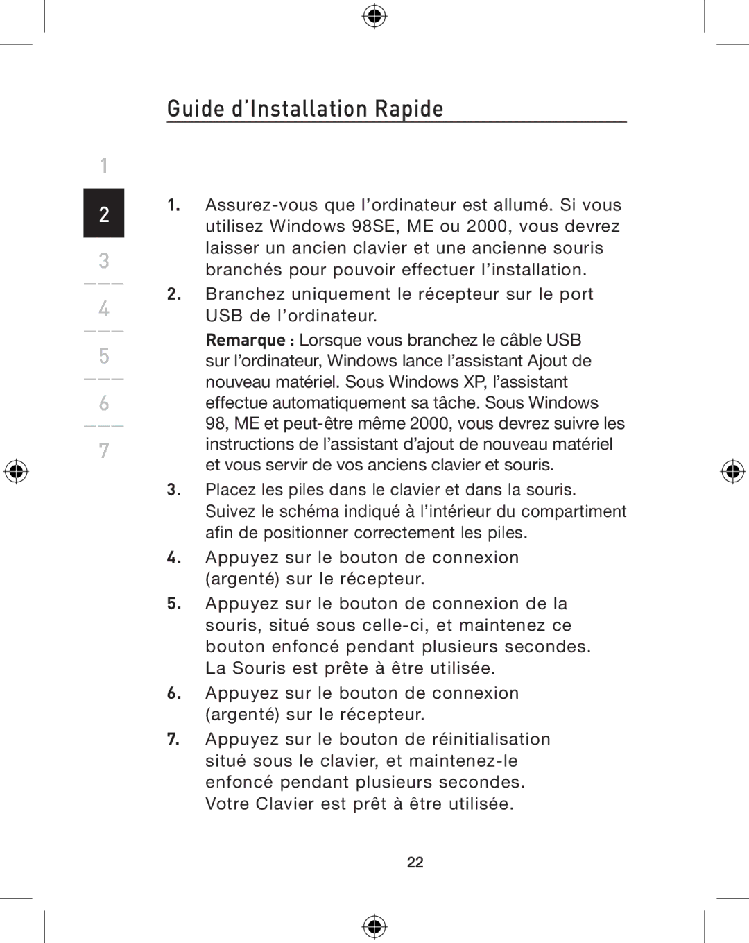 Belkin P74775UK, F8E849-BNDL user manual Guide d’Installation Rapide 